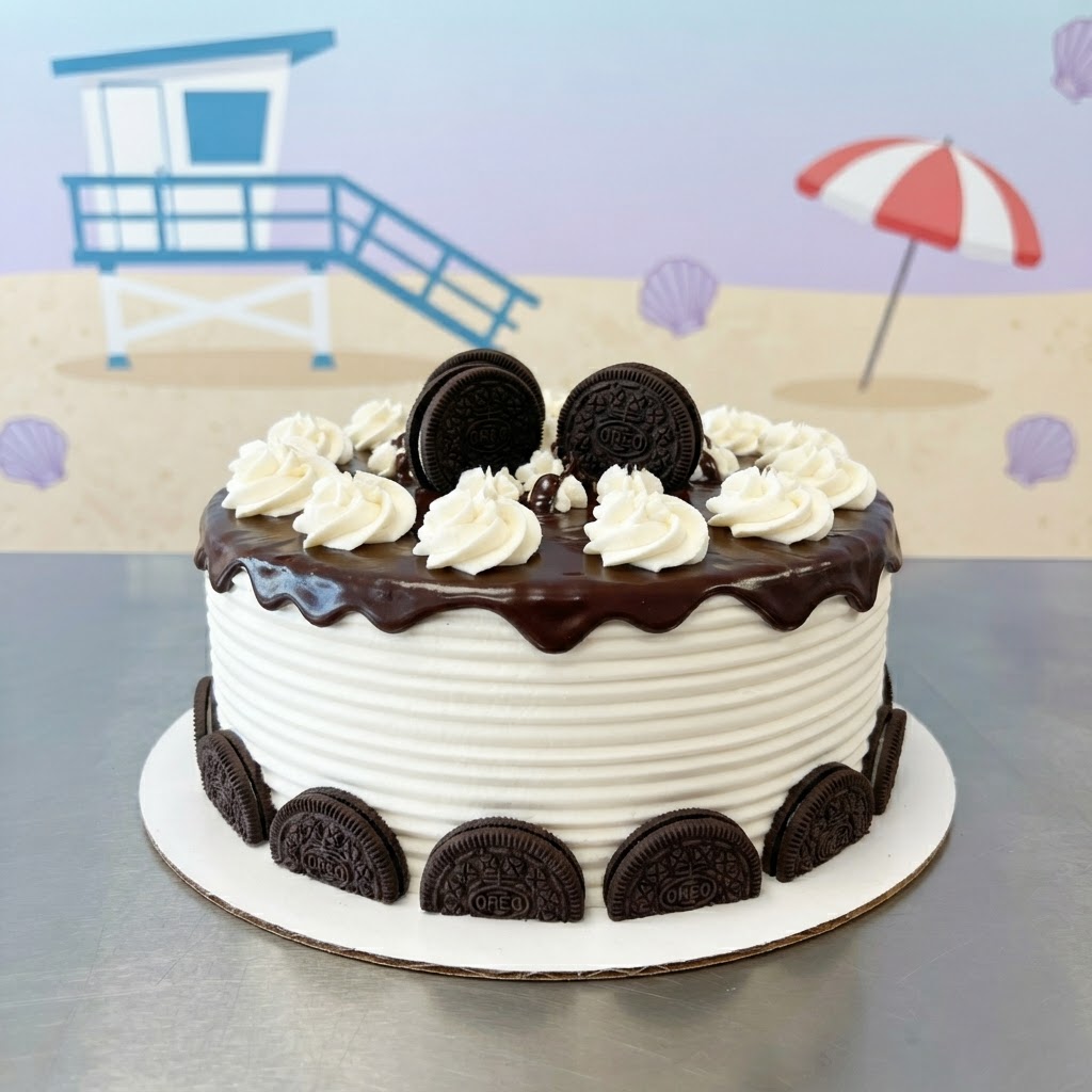 Custom ice cream cake design